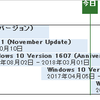  Windows 10 のライフサイクル