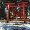 札幌伏見稲荷神社お参りでリスと出会う