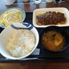 松屋　たっぷりシャリアピンソースのポークソテー定食