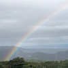 今朝の景色2 虹が綺麗