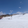 3月のロイヤルヒルはもう春間近。上部のパークはクローズだけど雪は締まっていい感じ