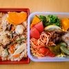 父のお弁当　ホタテ釜めし