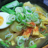 1月20日（水）昼食のカレーうどんと、残念な相撲の一番。