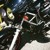 VTR250のメンテナンスオイルエレメント交換とチェーン清掃