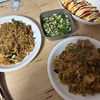 昨日と今日の晩御飯　