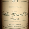 Chablis Grand Cru Valmur Jean Claude Bessin 2011