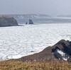 アゼチ岬に流氷