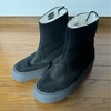 今季はブラックスエードな気分です！ （　） SANDERS ⓪ hobo別注 CURLING BOOTS （壱）