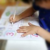 入学式から早1ヶ月。課題を受け取りに小学校へ
