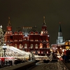 モスクワの冬のイルミネーション
