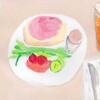 朝ごはん。
