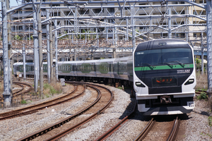 ５月３日　E257系5000番台による臨時特急「踊り子59号」運転