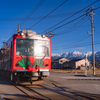 劔岳が見える駅