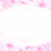 【無料・16x9・手描き】ふんわり桜（さくら）フレーム(2)　背景イラスト素材　[Free/Hand-drawn] Soft sakura flame(2) 16x9 Background Illustration