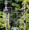 江ノ電３５５　坂の下の緑