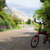 折りたたみ自転車で夏の渥美半島ポタリング