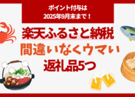ふるさと納税のポイント付与は9月末で終了！ 駆け込みたいあなたへ「楽天市場でおすすめの返礼品」5選