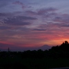 三日前の夕景富士