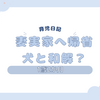 育児日記　1歳2か月　妻実家へ帰省　犬と和解？