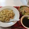 本日のランチ 「じゃこネギ炒飯」