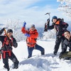 大普賢岳へ雪山登山〜青空と霧氷と気持ち良いラッセル〜（2018年1月）