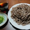 盛り蕎麦（柄木田製粉『信州太切り 黒い蕎麦』）