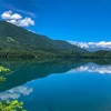 【長野県大町市】青木湖、夏の水鏡。