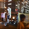 秋の夜風とトレンチコート：10.12大飯原発を停止せよ！首相官邸前抗議