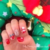 クリスマス直前🌲💫クリスマスディズニーネイル🎅💅話題のサンリオネイルを使ってみた😊