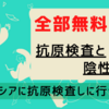 無料で検査、無料で陰性証明取得！全国旅行支援！ウエルシアで抗原検査してきた