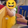 娘、つかまり立ち