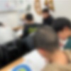 休み時間もチャレンジ問題に夢中になる小4！