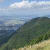 九州自然歩道122日目　薬師の頭から頭を失った香春岳を望む　福岡県田川郡赤村源じいの森～築上郡みやこ町新町　2021年9月26日
