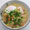 冷凍の「具だくさんわが家の麺自慢ちゃんぽん」を温めて食べました‥
