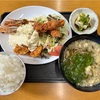 🚩外食日記(1297)    宮崎ランチ   「食道家 離 伸」⑤より、【特大エビフライ定食(そば変更)🦐】‼️🌐宮崎市高岡町🌐