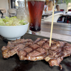 ステーキを食べるのだ