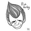 Rick Astleyの似顔絵