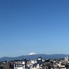 富士山を眺める