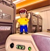 不動明くんと🚄💨