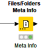 KNIME_ファイルディレクトリ操作その2【Path to URI】【Files/Folders Meta Info】ファイルの情報を取得