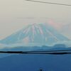 富士山の雪の様子