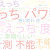 　Twitterキーワード[えっちパワー]　01/20_23:04から60分のつぶやき雲
