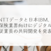 NTTデータと日本IBM、保険業界向けにデジタル従業員の共同開発を発表 稗田利明