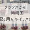 【フランスから日本へのお土産】一時帰国時の配りお土産リスト