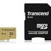 【Amazon.co.jp限定】Transcend microSDHCカード 8GB MLC NAND フラッシュ採用 UHS-I Class10 TS8GUSD500S-E