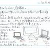 今日の絵日記は大学ノート