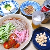 「注意」しながら韓国風そば冷麺などでビールをグイッと‥　