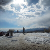 久々のお一人様　雪を見に高尾山、一丁平まで