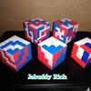 ルービックキューブで模様を作りました！　Rubik's Cube art design