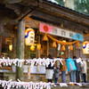 今年は雪のない雄山神社(芦峅中宮)